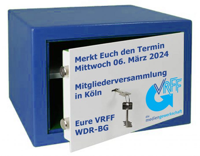 Save the date zur Mitgliederversammlung WDR