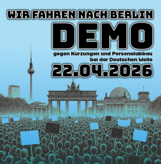 VRFF ruft auf zur Demo in Berlin am 22.04.2026