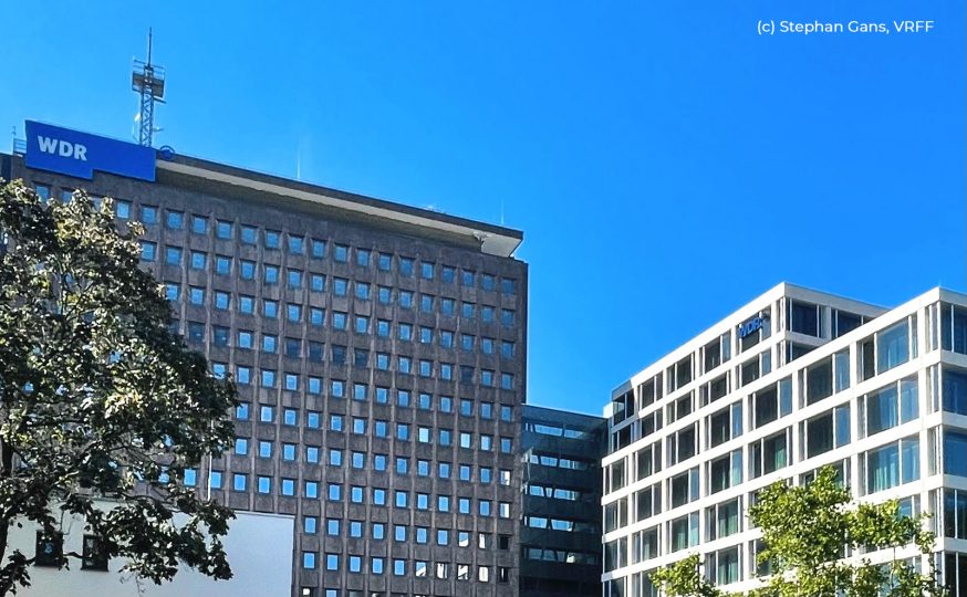 Gebäude des WDR in der Kölner Innenstadt