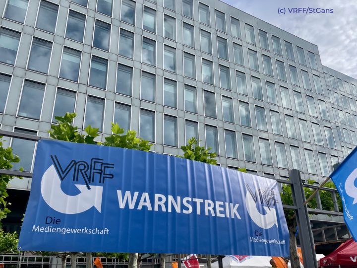 Tarifverhandlungen im WDR: VRFF ruft erneut zu Warnstreik auf