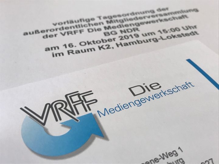 VRFF im NDR stellt sich neu auf!